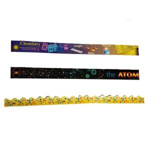 Chemistry Bulletin Board Borders Bundle 94 Feet Science Teacher Classroom STEM